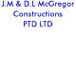McGregor J.M.  D.L. Constructions Pty Ltd